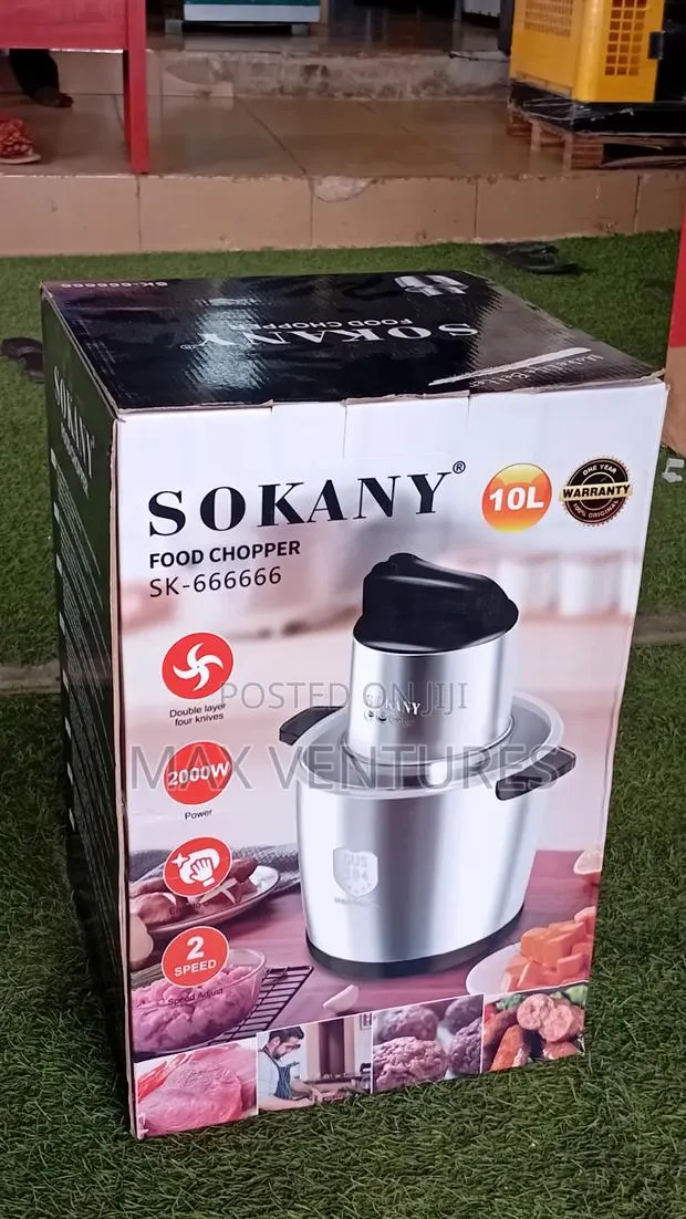 Sokany 10l Electric Vegetable and Meat Chopper 10l · Photo 1