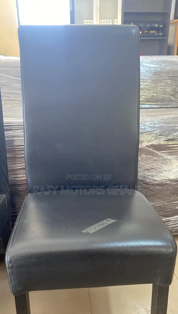 Black Leather Dining Chairs · Photo 1