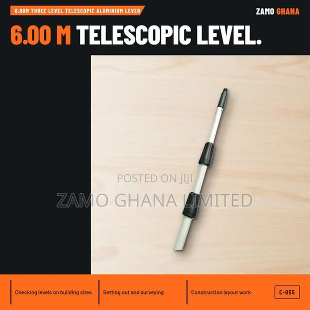 6.00M Three Level Telescopic Aluminium Lever - C-055 · Photo 1