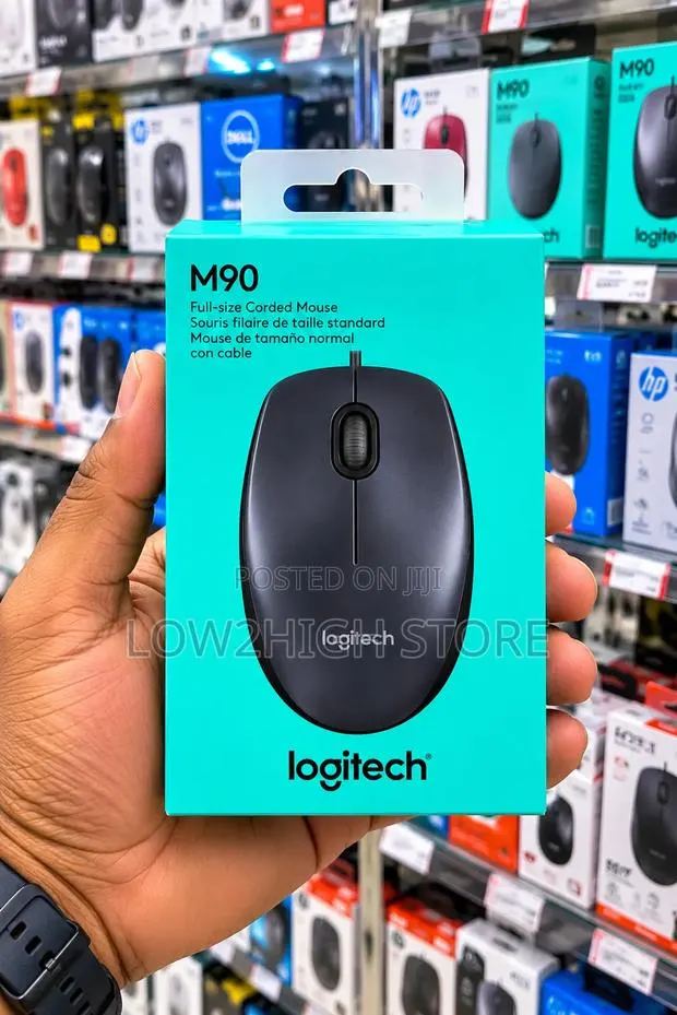 Logitech M90 Full-Size Corded Mouse · Photo 1