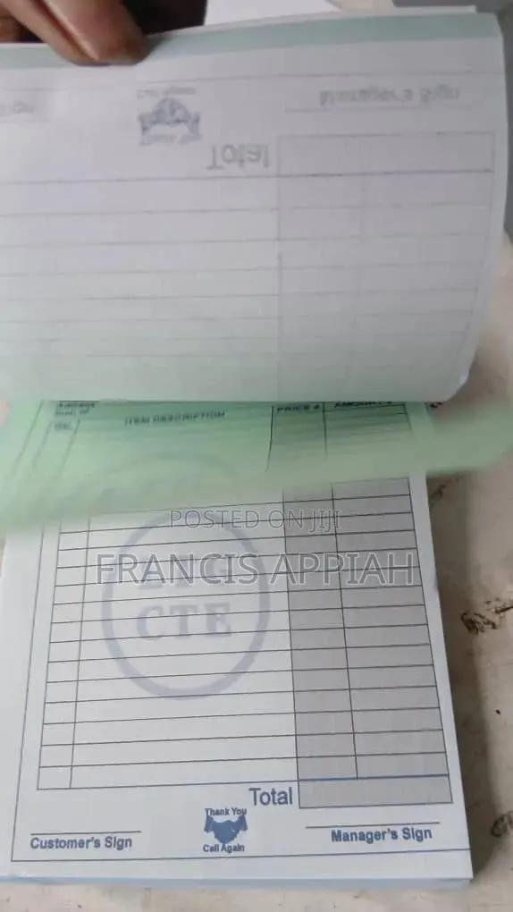 Carbonated Invoice Books · Photo 1