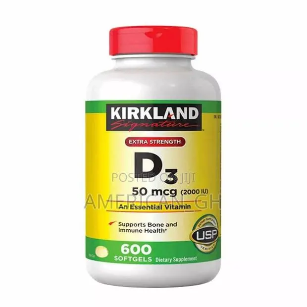 Kirkland Signature Extra Strength D3 50 McG, 600 Softgels · Photo 2