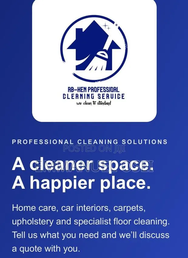 Professional Cleaning Services in Accra - Homes, Offices & Apartments · Photo 1