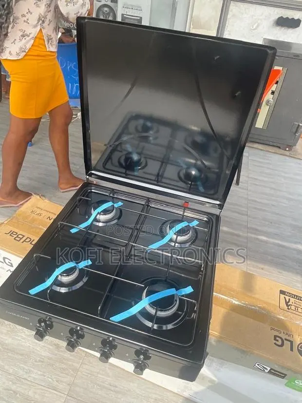 Volcano 4 Burner Gas Stove Stylish Easy to Clean · Photo 1