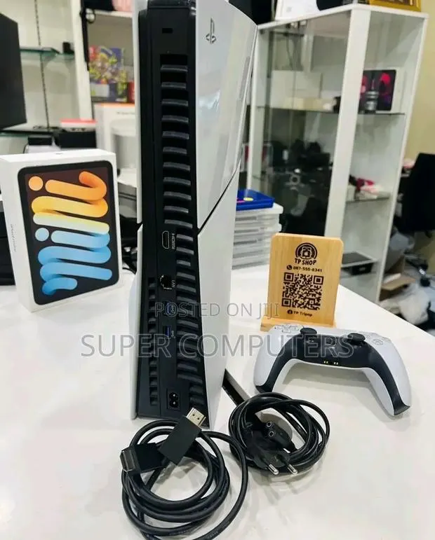 Play Station 5 Slim With 10games · Photo 1