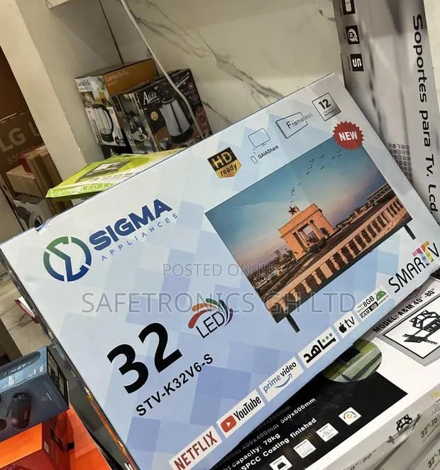 Get Approved New Sigma Sig-K32v6-S 32 Inch Smart Led Full Hd Tv · Photo 1