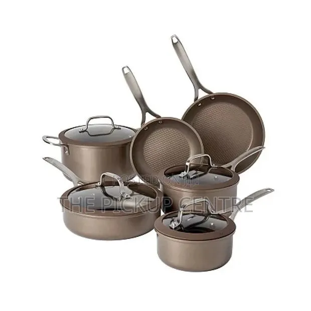 Food Network 10-Pc. Textured Titanium Nonstick Cookware Set · Photo 1
