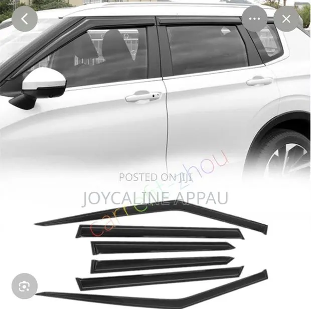Mitsubishi Outlander 2013 to 2026 6pcs Door Window Shade Visor/Guard · Photo 1