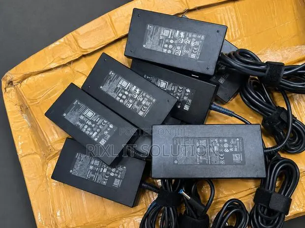 Original HP 120W Blue Pin Laptop Charger Adapter Genuine Power Supply! · Photo 1