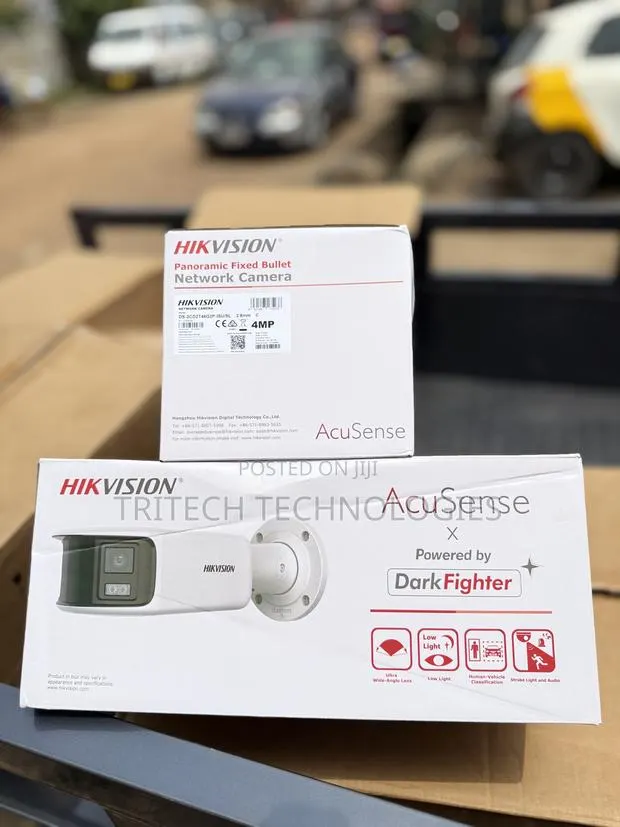Hikvision 4mp Panoramic Acusense Outdoor Camera Ds-2cd2t46g2p-Isu/Sl · Photo 1