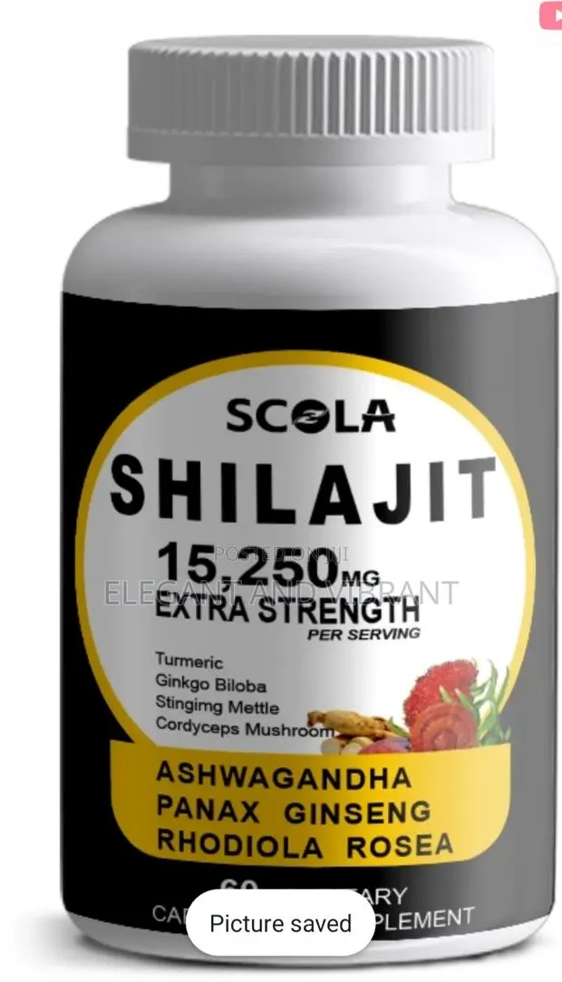 Himalayan Shilajit 9000mg 60caps 100% Pure Extract for Energy Boost · Photo 1