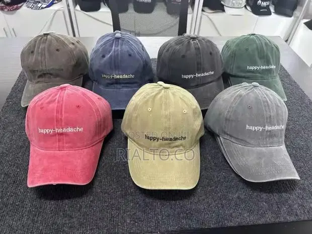 Custom Vintage Denim Distressed Papas Caps · Photo 1