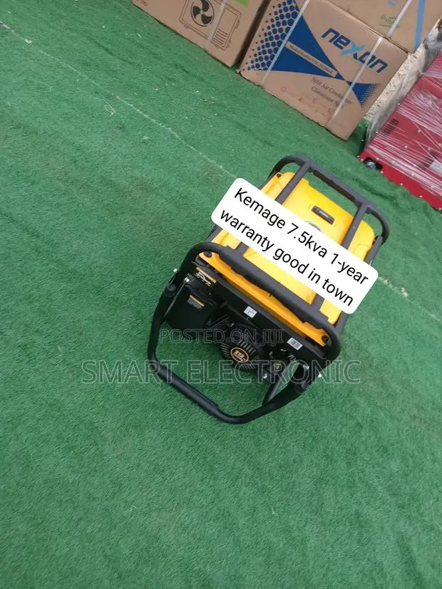 Brand New KEMAGE 8500W 7.5KVA Petrol Generator Neat, Powerful, Durable · Photo 1