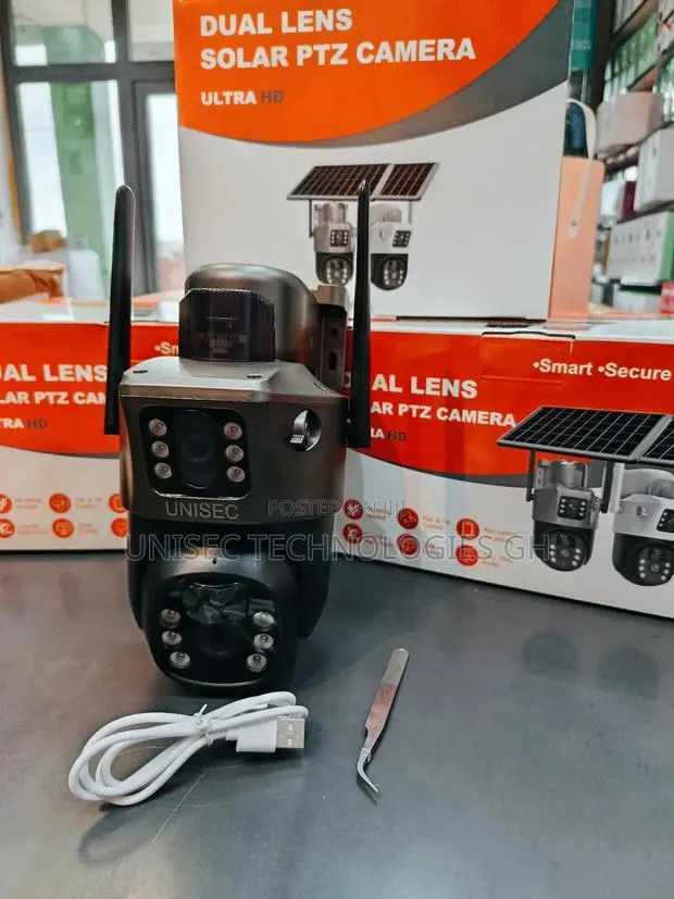 Dual Lens Solar PTZ Camera · Photo 1