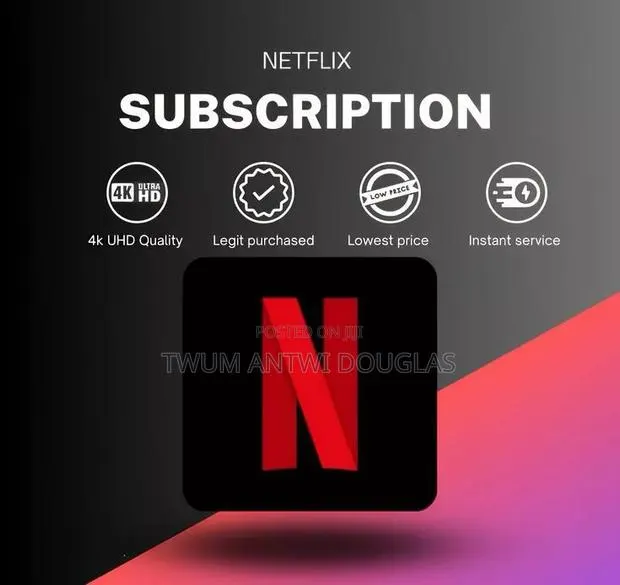 Netflix Subscription Account · Photo 1