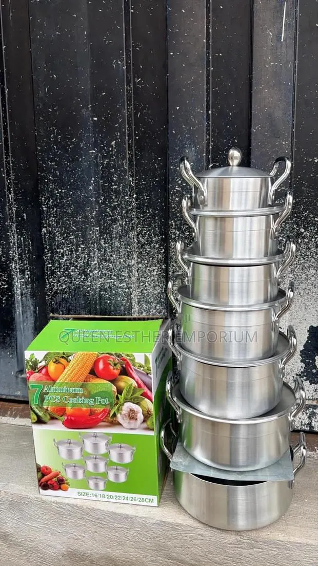 7set Aluminum Saucepan · Photo 1