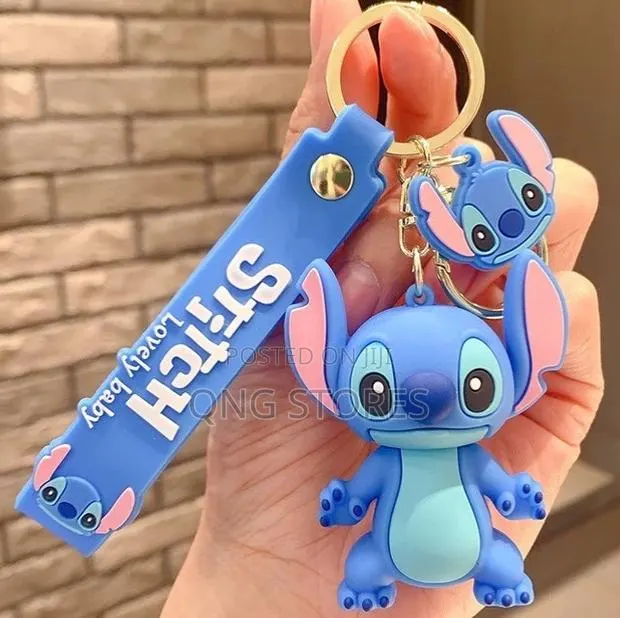 STITCH Ohanna Animated Cartoon Key Chain · Photo 1
