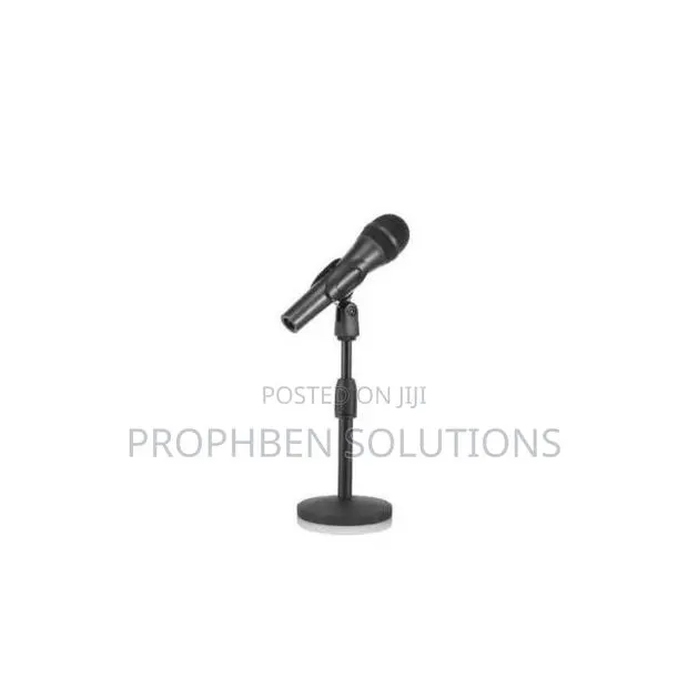 Adjustable Metal Desktop Microphone Stand Only · Photo 1