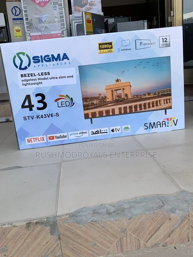 Slim. Smart. Stunning: Sigma 43” Digital Fhd Led Tv (Stv-k43v6-s) · Photo 1