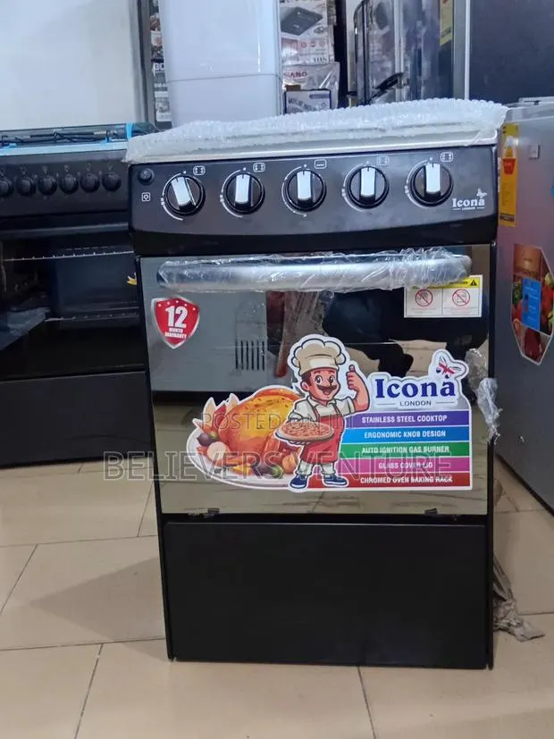 Icona 4 Burner Auto Ignition Gas Cooker · Photo 1
