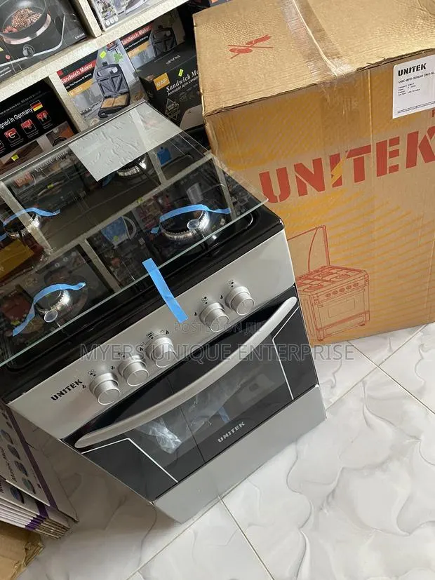 Unitek 4 Burners Gas Stove With Oven-Cook Large Meals Fast · Photo 1