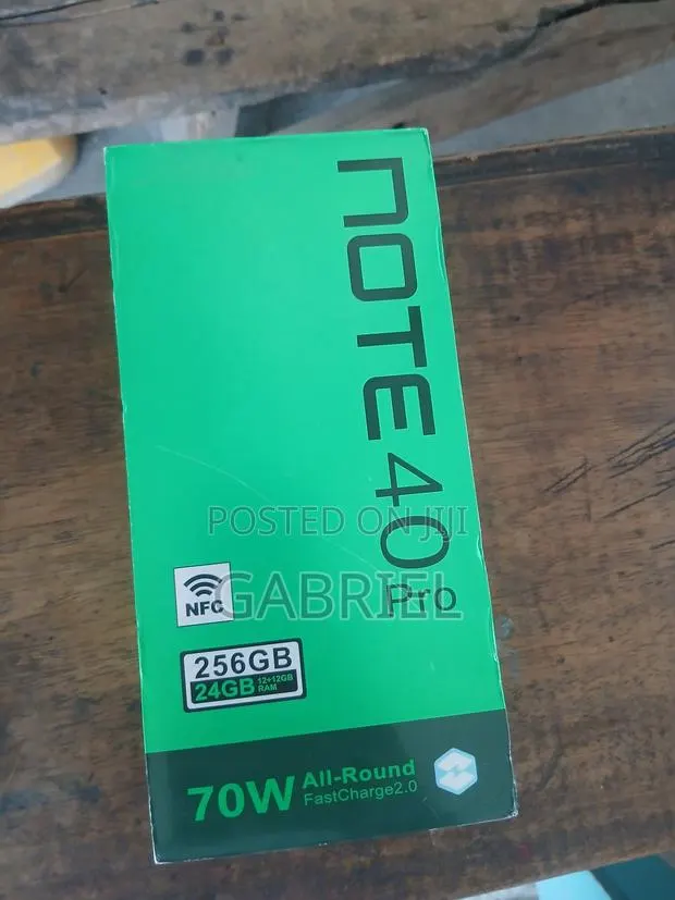 New Infinix Note 40 Pro 256 GB Blue · Photo 1