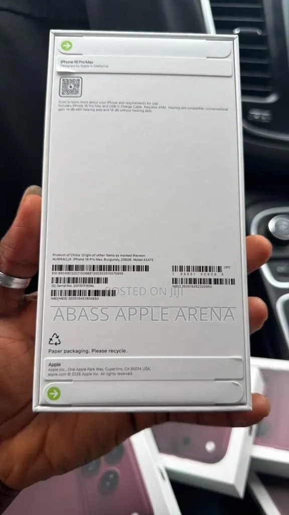 New Apple iPhone 18 Pro Max 512 GB Silver