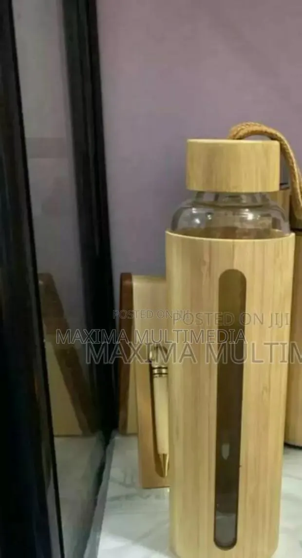 Bamboo Glass Bottle for Customised as Well. · Photo 1