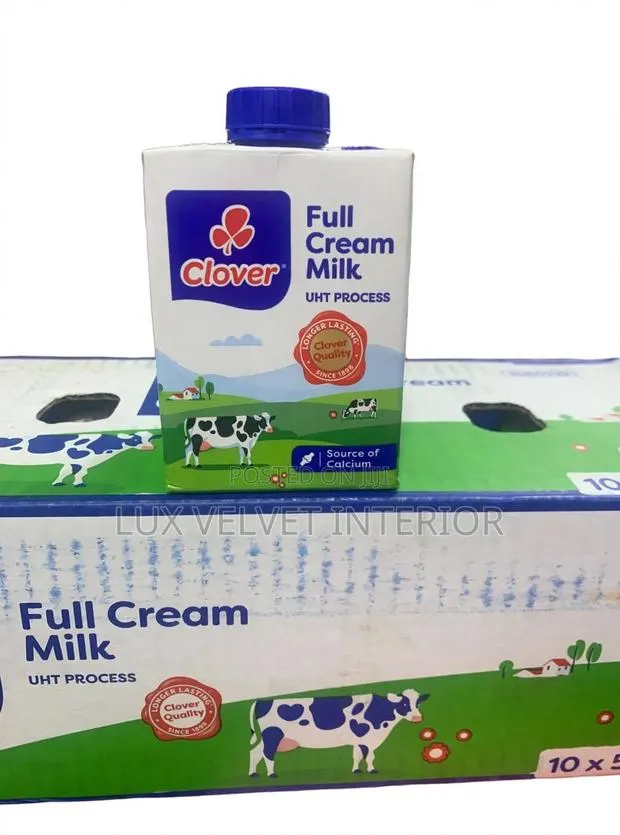 Clover Full Cream Milk UHT 500ml - Source of Calcium · Photo 1