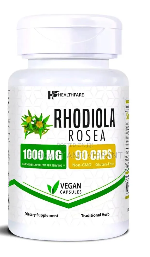 Rhodiola Rosea Capsules 1000mg Equivalent | 90 Vegan Capsules · Photo 1
