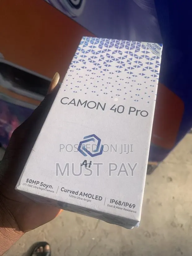 New Tecno Camon 40 Pro 5G 256 GB Black · Photo 1
