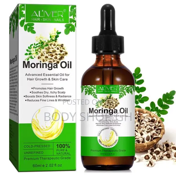 100% Pure Moringa Oil Organic Oil for Face, Hair, Nails and Dry Skin · Photo 1