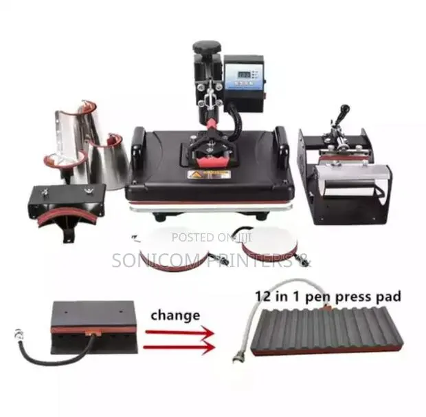 9in1 Heat Press Printing Machine (+ Pen Press) · Photo 1