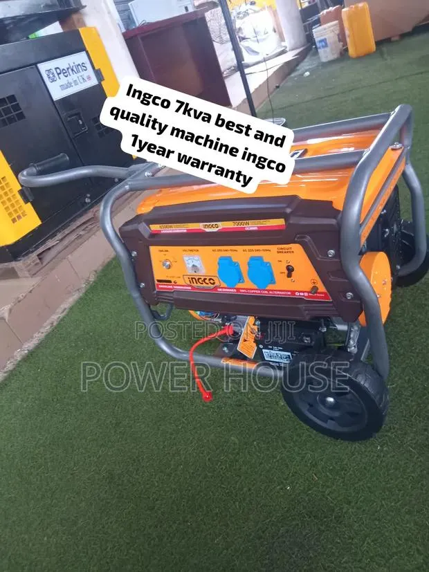 INGCO 7KVA Petrol Genset 7000W – Durable Heavy-Duty Generator · Photo 1