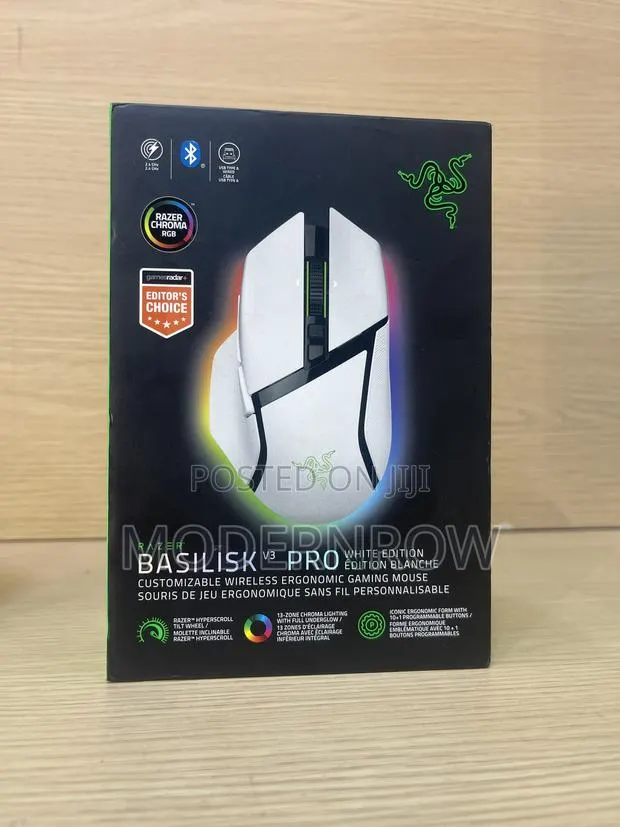 Razer Basilisk V3 Pro Customizable Wireless Ergonomic Gaming Mouse · Photo 1
