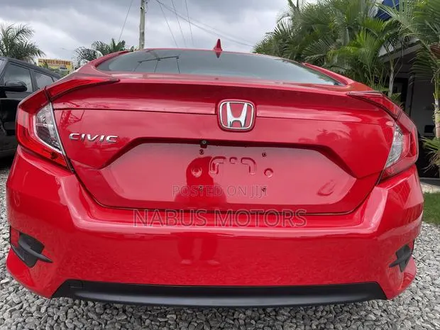 Honda Civic EX Sedan 2018 Red · Photo 1