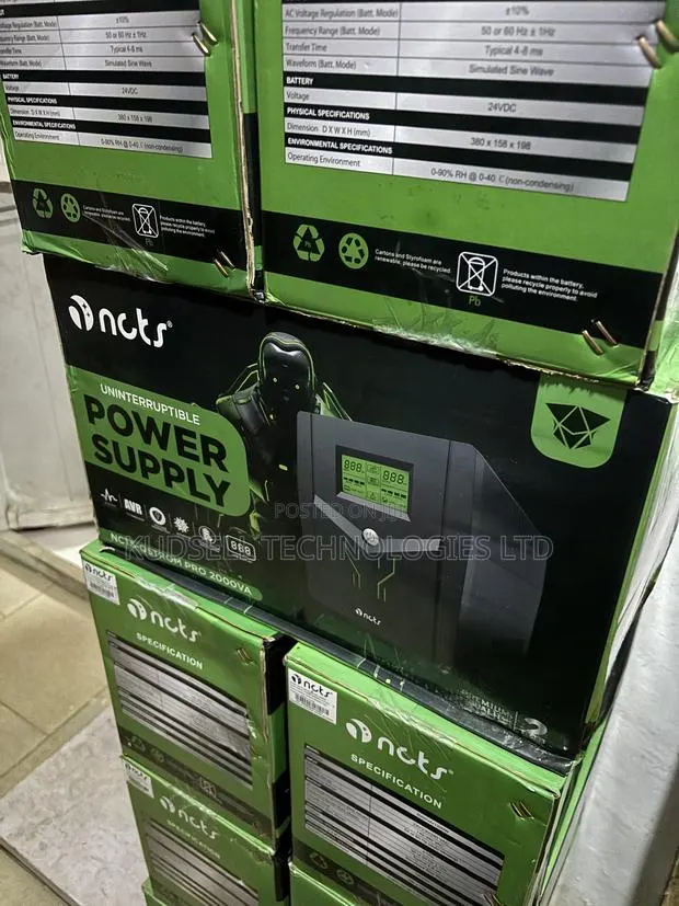 NCTS Smart Line Interactive Ups (2000va/1200w 12v9a*2) · Photo 1