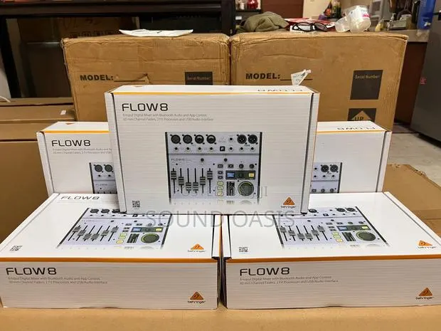 Behringer Flow 8 Digital Mixer With Bluetooth Audio and App Control · Photo 1