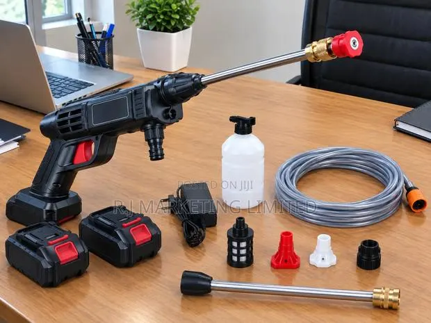 Cordless Portable High Pressure Car Wash Machine Gun Rechargeable · Photo 1
