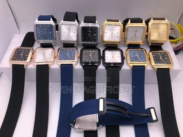 Stylish Casio Rectangular Watch – Multiple Colors Available! · Photo 1