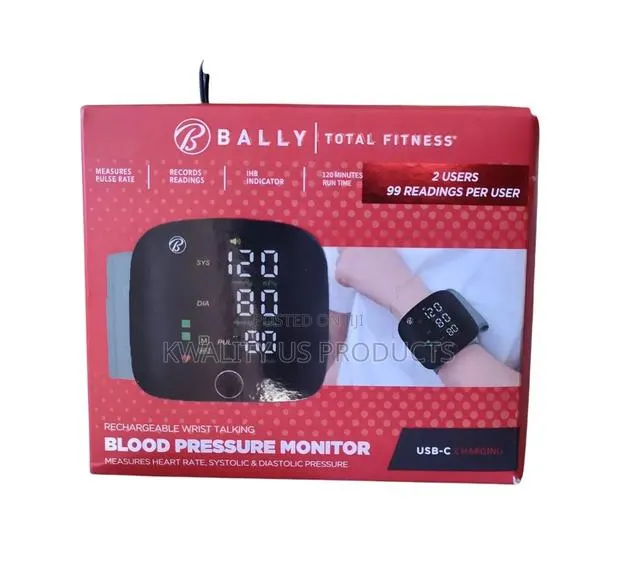 BALLY Rechargeable Wrist Talking Blood Pressure Monitor · Photo 1