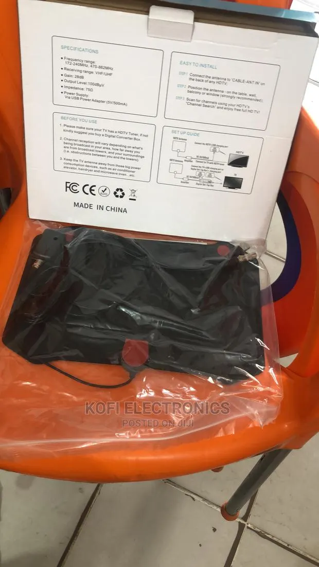 New Digital Antenna TV Indoor With Amplifier Signal Booster · Photo 1