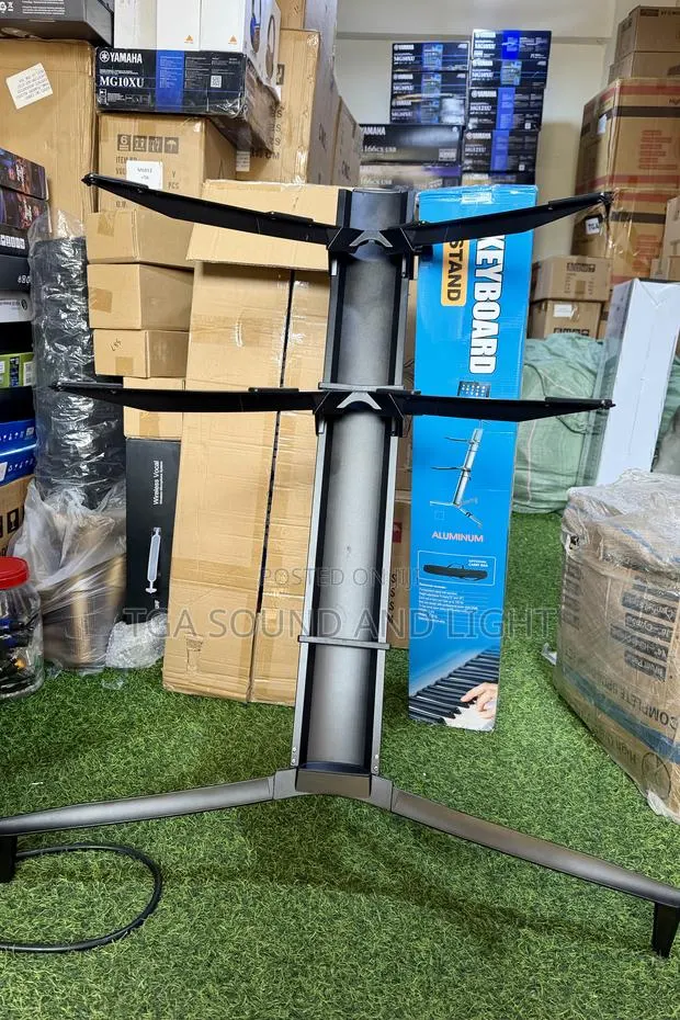 Heavy Duty 2 Tier Column Tower Keyboard Stand · Photo 1