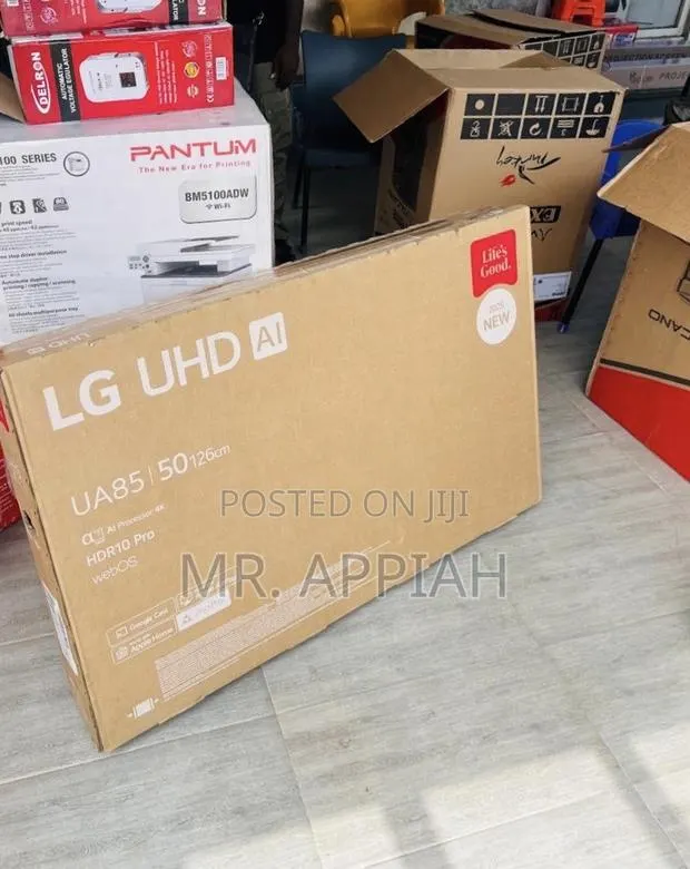 Check Out Durable LG 50 UA 85 50” Uhd Smart Satellite TV(Black). · Photo 1