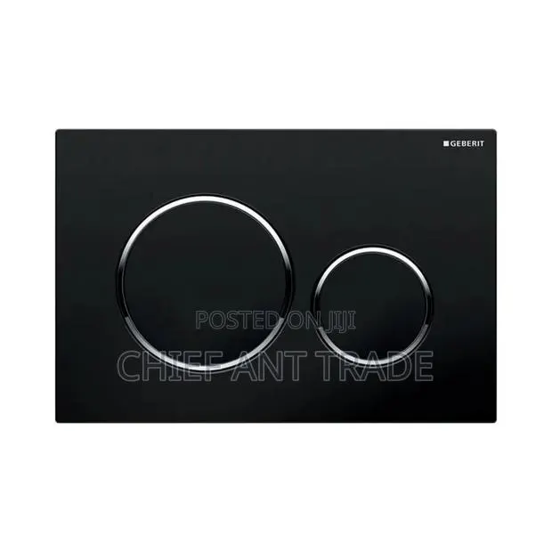 Flush Plate for Wall Concealed Wc Toilet 601. Black · Photo 1