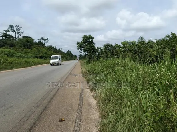 16 Plots Highway Road Side for Sale at Otakrom ( Nyinahin) Bibiani Rd · Photo 1