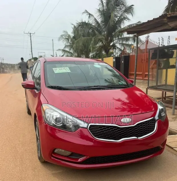 Kia Forte EX Sedan 2014 Red · Photo 1