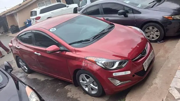 Hyundai Elantra GLS Automatic 2012 Red · Photo 1
