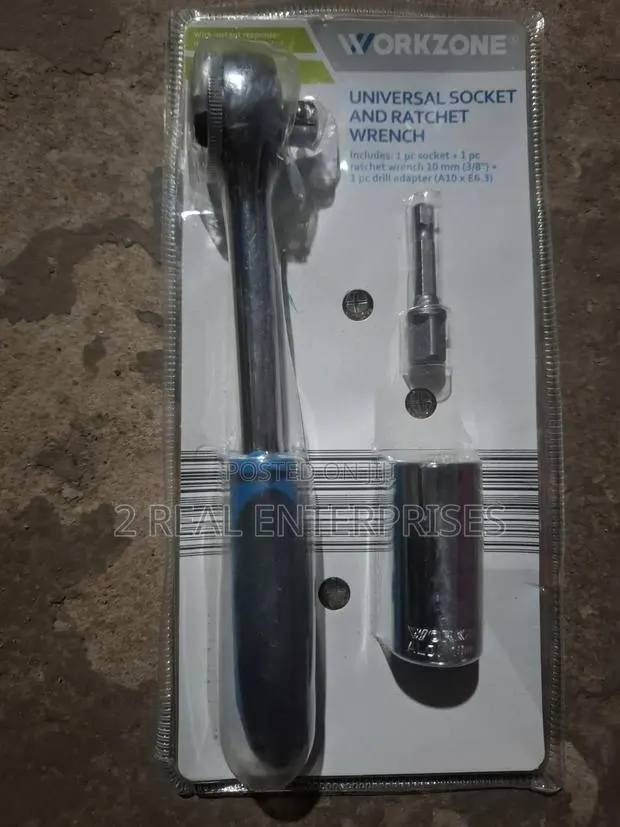 Workzone Universal Socket and Ratchet Wrench Set · Photo 1