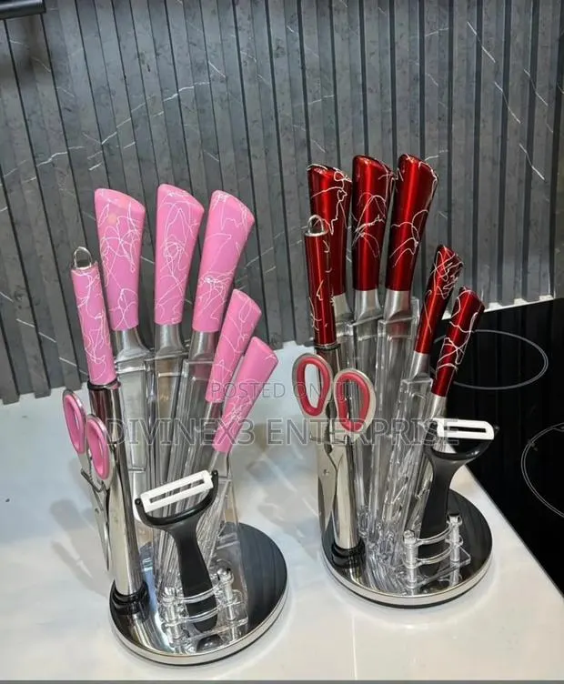 9-Piece Kitchen Knife Set With Peeler · Photo 1